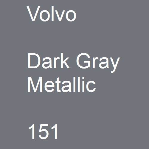 Volvo, Dark Gray Metallic, 151.